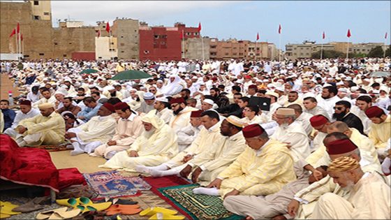 مواقيت صلاة عيد الفطر المبارك بالمصليات بعدد من جهات وأقاليم ومدن المملكة.