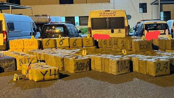 وادي زم إقليم خريبكة : إحباط عملية تهريب دولية لثلاثة أطنان من الحشيش.