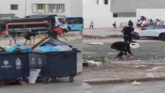 المصالح الأمنية بطنجة تتفاعل مع فيديو يظهر قيام قاصـ ـرين بالتـ ـراشق بالحجارة قرب مدرسة بحي طنجة البالية.