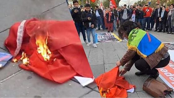 مغاربة يدينون بشدة إقدام انفصاليين بباريس على إحراق العلم المغربي