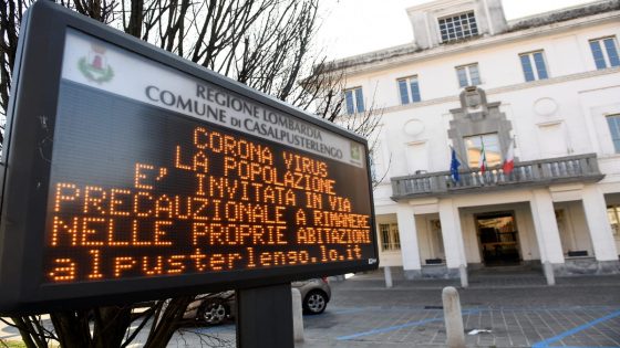 إيطاليا : حصيلة فيروس كورونا الفتاك تتخطى 100 مصاب والمصالح الإيطالية تقوم بإغلاق 11 مدينة 