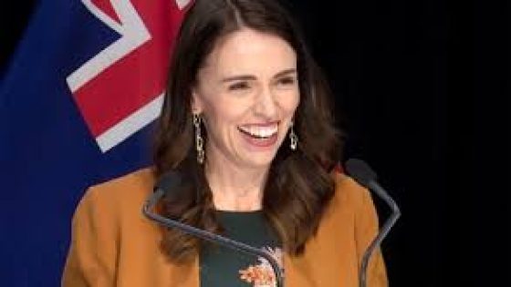 تهنئة بمناسبة اعادت انتخابها للمرة تانية ك: رئيسة وزراء نيوزيلندا