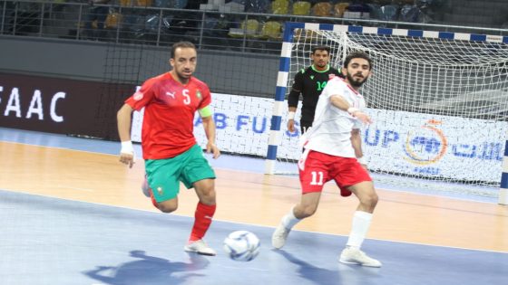 تأهل مصر والمغرب إلى نهائي كأس العرب لكرة قدم الصالات