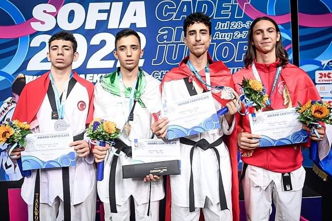 ببلغاريا التايكوندو المغربي ينتزع ميدالية نحاسية خلال بطولة العالم للشبان