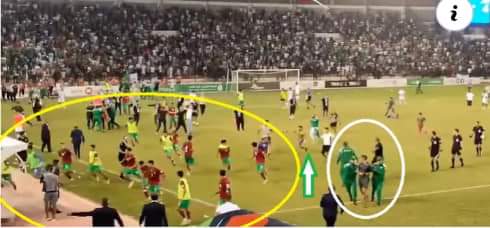 بلاغ عندي حول الإعتداءات التي تعرض لها أعضاء المنتخب المغربي في نهاية كأس العرب بمدينة وهران الجزائرية.* 