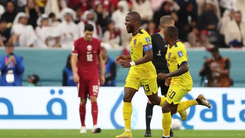 مونديال قطر 2022 .. الاكوادور تفوز على أصحاب الأرض في يوم الافتتاح