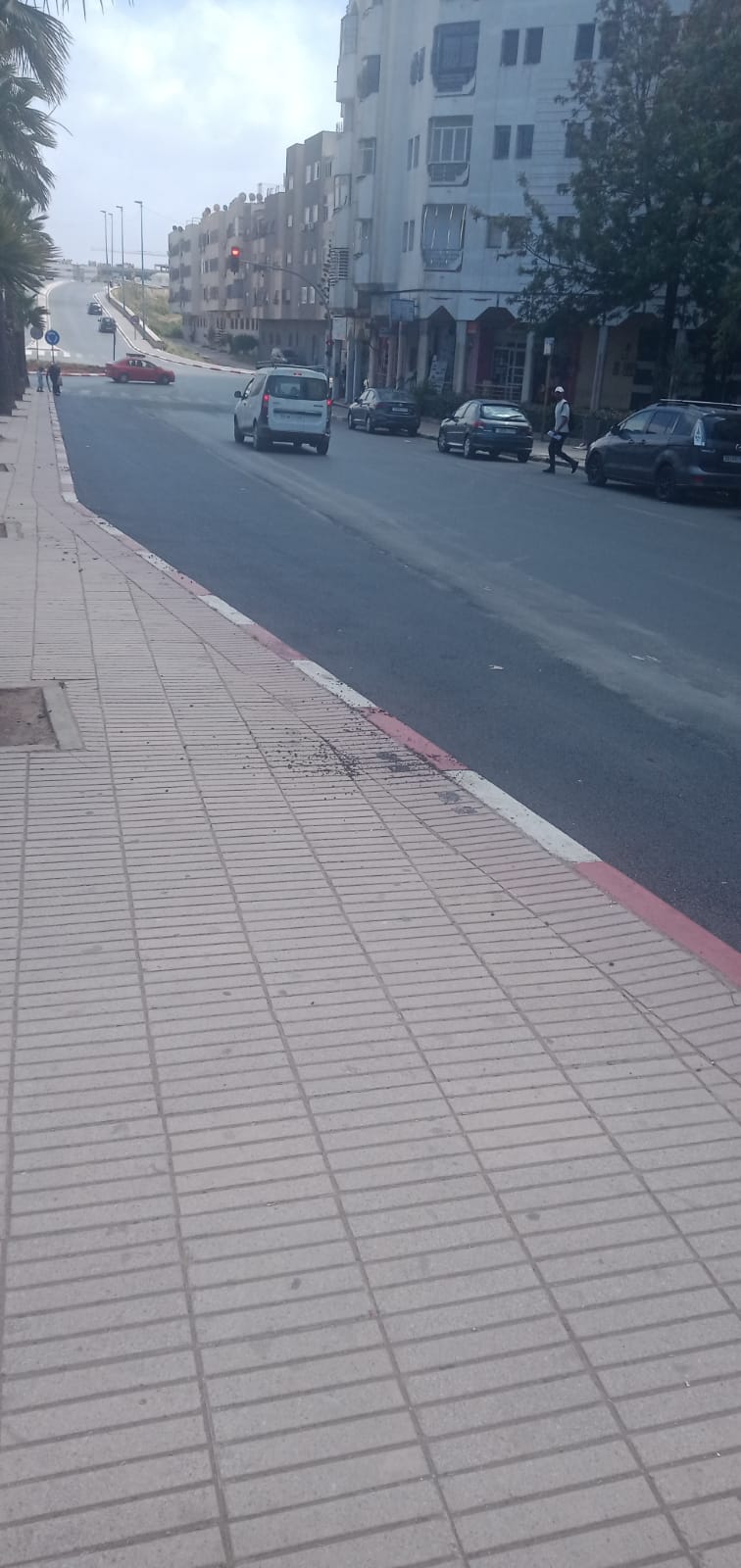 إتمام عملية تزفيت شارع الليث بن سعد بحي القدس البرنوصي