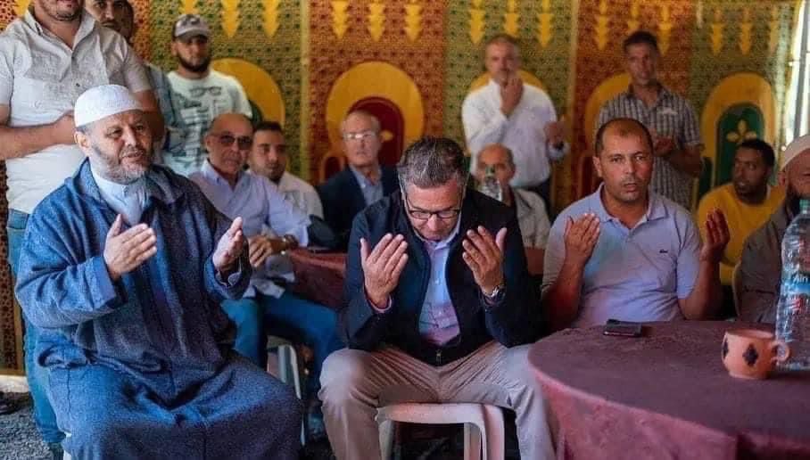 مراكش،،، رئيس الحكومة يقوم بزيارة تفقدية لمناطق الزلزال بالحوز ‎