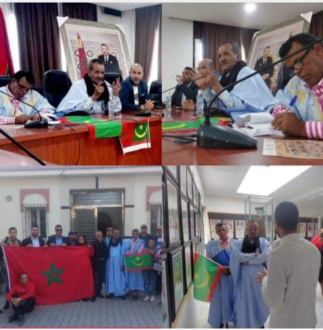 “لحظات من زيارة وفد موريتاني لتوقيع مذكرة تفاهم”