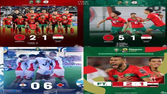 المنتخب الوطني المغربي على موعد مع نظيره المصري في نصف نهائي كأس إفريقيا للشباب