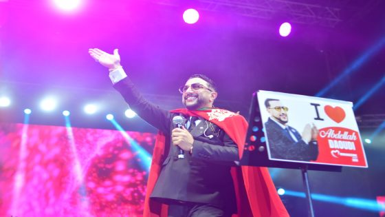 الداودي يحطم الأرقام القياسية في حفله بموازين بمنصة سلا أمام 280 ألف متفرج .