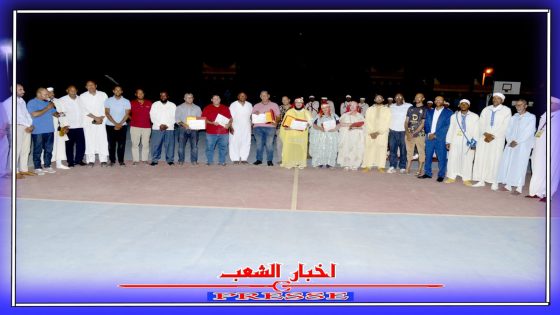 حفل تكريمي للأطر الطبية المشاركة في الحملة الطبية المتعددة التخصصات بأكدز.