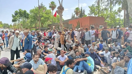 عامل إقليم أزيلال يستقبل ممثلي مسيرة أيت بوكماز ويعد بتحقيق كل مطالبها وفي ما يلي بلاغ صادر عن اللجنة الاعلامية: