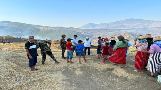 والي جهة طنجة تطوان الحسيمة وعامل إقليم شفشاون يقومان بزيارة ميدانية مدشر كركر التابع لجماعة الدردارة بشفشاون.
