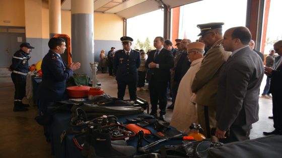 عامل إقليم ازيلال يقوم بزيارة ميدانية إلى مقر القيادة الإقليمية للوقاية المدنية بأزيلال.
