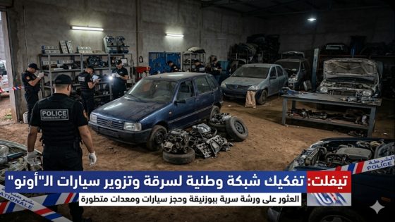 تفكيك شبكة وطنية لسرقة وتزوير السيارات من تيفلت إلى ورشة سرية ببوزنيقة