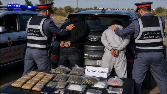 الدرك الملكي بالمكانسة يوجه ضربة جديدة لتجار المخدرات ويوقف مبحوثا عنهما وطنيا