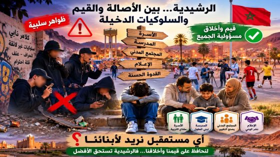 الرشيدية بين أصالة القيم وتحديات السلوكيات الدخيلة… من يحمي هوية المجتمع؟